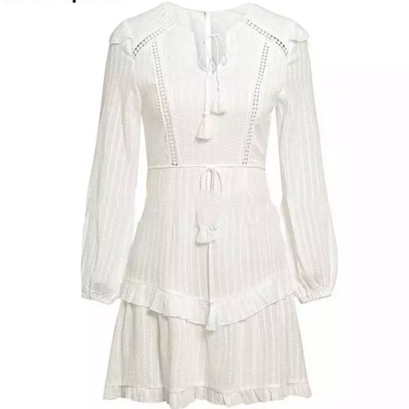 LUNA Mini white boho dress - Picture 6 of 9